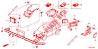 RADAR  for Honda CR-V DIESEL 1.6 EXECUTIVE NAVI 4WD 5 Doors 6 speed manual 2016