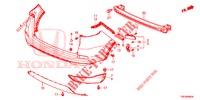 REAR BUMPER  for Honda CR-V DIESEL 1.6 EXECUTIVE NAVI 4WD 5 Doors 6 speed manual 2016