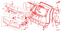 TAILGATE PANEL (2D)  for Honda CR-V DIESEL 1.6 EXECUTIVE NAVI 4WD 5 Doors 6 speed manual 2016