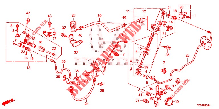 BRAKE MASTER CYLINDER (DIESEL) (LH) (2) for Honda CR-V DIESEL 1.6 EXECUTIVE NAVI 4WD 5 Doors 6 speed manual 2016