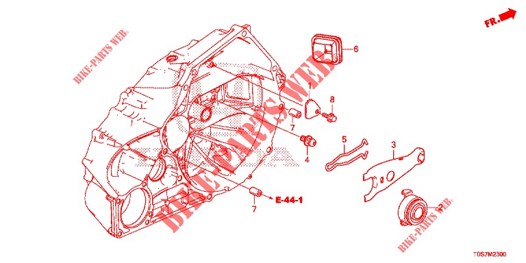 CLUTCH RELEASE (DIESEL) (2) for Honda CR-V DIESEL 1.6 EXECUTIVE NAVI 4WD 5 Doors 6 speed manual 2016