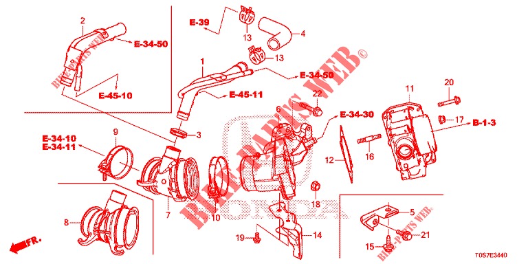 CONTROL VALVE INLET PRESSURE (DIESEL) for Honda CR-V DIESEL 1.6 EXECUTIVE NAVI 4WD 5 Doors 6 speed manual 2016