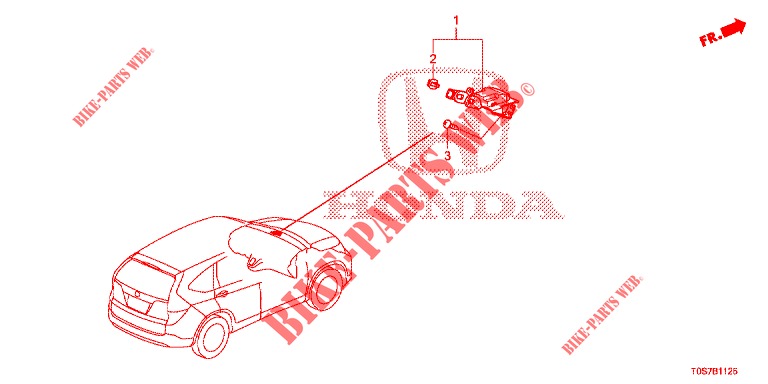 GPS ANTENNA for Honda CR-V DIESEL 1.6 EXECUTIVE NAVI 4WD 5 Doors 6 speed manual 2016