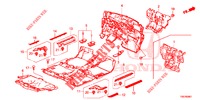 FLOOR MAT/INSULATOR (2) for Honda CR-V DIESEL 1.6 EXCLUSIVE NAVI 4WD 5 Doors 6 speed manual 2016