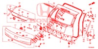 TAILGATE PANEL (2D)  for Honda CR-V DIESEL 1.6 EXCLUSIVE NAVI 4WD 5 Doors 6 speed manual 2016