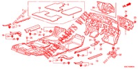 FLOOR MAT/INSULATOR  for Honda CR-V DIESEL 2.2 ELEGANCE 5 Doors 5 speed automatic 2012