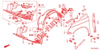 FRONT FENDERS  for Honda CR-V DIESEL 2.2 ELEGANCE 5 Doors 5 speed automatic 2012
