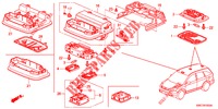 INTERIOR LIGHT  for Honda CR-V DIESEL 2.2 ELEGANCE 5 Doors 5 speed automatic 2012