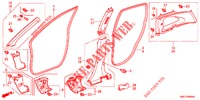 PILLAR GARNISH  for Honda CR-V DIESEL 2.2 ELEGANCE 5 Doors 5 speed automatic 2012