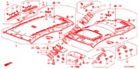 ROOF LINING (1) for Honda CR-V DIESEL 2.2 ELEGANCE 5 Doors 5 speed automatic 2012