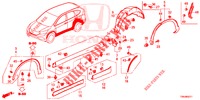 SIDE SILL GARNISH/PROTECT OR  for Honda CR-V DIESEL 1.6 COMFORT 5 Doors 6 speed manual 2017