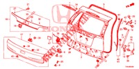 TAILGATE PANEL (2D)  for Honda CR-V DIESEL 1.6 COMFORT 5 Doors 6 speed manual 2017