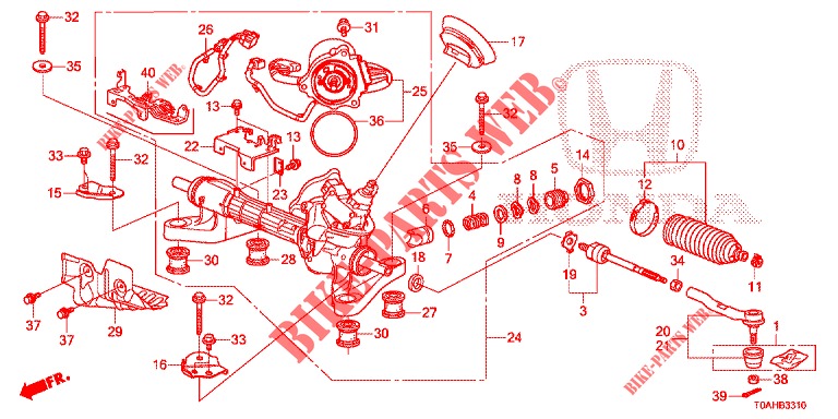 P.S. GEAR BOX (LH) for Honda CR-V DIESEL 1.6 COMFORT 5 Doors 6 speed manual 2017