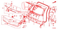 TAILGATE PANEL (2D)  for Honda CR-V DIESEL 1.6 COMFORT 5 Doors 9 speed automatic 2017
