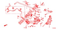 REAR LOWER ARM/RADIUS ROD  for Honda CR-V DIESEL 1.6 ELEGANCE 5 Doors 6 speed manual 2017