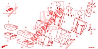 REAR SEAT/SEATBELT (2D)  for Honda CR-V DIESEL 1.6 ELEGANCE 5 Doors 6 speed manual 2017