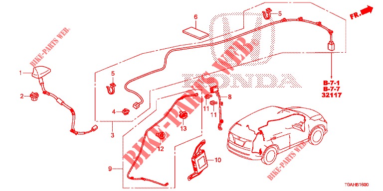 ANTENNA/SPEAKER  for Honda CR-V DIESEL 1.6 ELEGANCE 5 Doors 6 speed manual 2017