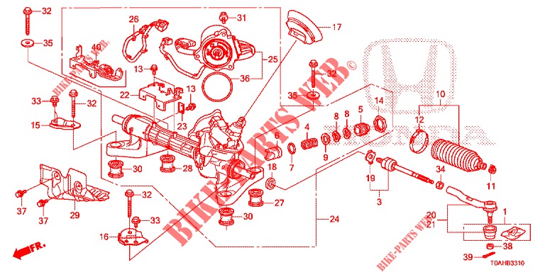 P.S. GEAR BOX (LH) for Honda CR-V DIESEL 1.6 ELEGANCE 5 Doors 6 speed manual 2017
