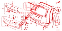 TAILGATE PANEL (2D)  for Honda CR-V DIESEL 1.6 ELEGANCE 5 Doors 9 speed automatic 2017