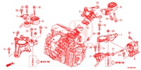 ENGINE MOUNTS (DIESEL) (2) (AT) for Honda CR-V DIESEL 1.6 EXECUTIVE NAVI 5 Doors 9 speed automatic 2017