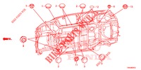 GROMMET (INFERIEUR) for Honda CR-V DIESEL 1.6 EXECUTIVE NAVI 5 Doors 9 speed automatic 2017