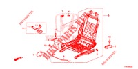 FRONT SEAT COMPONENTS (D.) (1) for Honda CR-V HYBRID 2.0 BASE 5 Doors Electronic CVT 2019