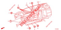 GROMMET (INFERIEUR) for Honda CR-V HYBRID 2.0 BASE 5 Doors Electronic CVT 2019