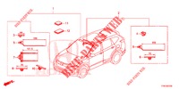 WIRE HARNESS (4) (LH) for Honda CR-V HYBRID 2.0 BASE 5 Doors Electronic CVT 2019