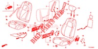 FRONT SEAT/SEATBELTS (D.) for Honda CR-V HYBRID 2.0 MID 5 Doors Electronic CVT 2019