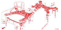 FRONT SUB FRAME/REAR BEAM  for Honda CR-V HYBRID 2.0 MID 5 Doors Electronic CVT 2019