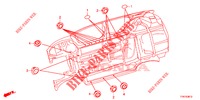 GROMMET (INFERIEUR) for Honda CR-V HYBRID 2.0 MID 5 Doors Electronic CVT 2019