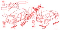 EMBLEMS/CAUTION LABELS  for Honda CR-V HYBRID 2.0 TOP 5 Doors Electronic CVT 2019