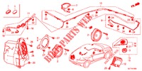 ANTENNA/SPEAKER (LH) for Honda CR-Z IMA BASE 3 Doors 6 speed manual 2012
