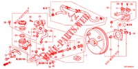 BRAKE MASTER CYLINDER/MAS TER POWER (LH) for Honda CR-Z IMA BASE 3 Doors 6 speed manual 2012
