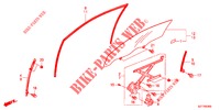 DOOR WINDOW/REGULATOR  for Honda CR-Z IMA BASE 3 Doors 6 speed manual 2012