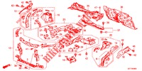 FRONT BULKHEAD/DASHBOARD  for Honda CR-Z IMA BASE 3 Doors 6 speed manual 2012