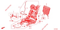 FRONT SEAT COMPONENTS (D.) (SIEGE REGLAGE MANUEL) for Honda CR-Z IMA BASE 3 Doors 6 speed manual 2012
