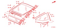 FRONT WINDSHIELD/ REAR WINDSHIELD  for Honda CR-Z IMA BASE 3 Doors 6 speed manual 2012