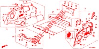 REAR SIDE LINING (2D)  for Honda CR-Z IMA BASE 3 Doors 6 speed manual 2012
