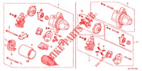 STARTER MOTOR COMPONENT (MITSUBA) for Honda CR-Z IMA BASE 3 Doors 6 speed manual 2012