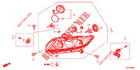 HEADLIGHT  for Honda CR-Z IMA THIS IS 3 Doors 6 speed manual 2012