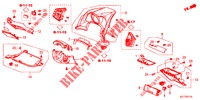 INSTRUMENT GARNISH (COTE DE CONDUCTEUR) (LH) for Honda CR-Z IMA THIS IS 3 Doors 6 speed manual 2012
