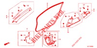 PILLAR GARNISH (LH) for Honda CR-Z IMA THIS IS 3 Doors 6 speed manual 2012