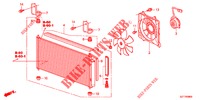 AIR CONDITIONER (CONDENSATEUR) for Honda CR-Z 1.5 GT 3 Doors 6 speed manual 2012