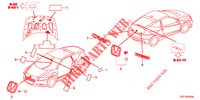 EMBLEMS/CAUTION LABELS  for Honda CR-Z 1.5 GT 3 Doors 6 speed manual 2012