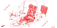 FRONT SEAT COMPONENTS (D.) (SIEGE REGLAGE MANUEL) for Honda CR-Z 1.5 GT 3 Doors 6 speed manual 2012
