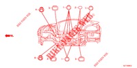 GROMMET (INFERIEUR) for Honda CR-Z 1.5 GT 3 Doors 6 speed manual 2012