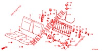 REAR SEAT/SEATBELT (2D)  for Honda CR-Z 1.5 GT 3 Doors 6 speed manual 2012