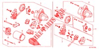 STARTER MOTOR COMPONENT (MITSUBA) for Honda CR-Z 1.5 GT 3 Doors 6 speed manual 2012