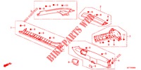 TAILGATE LINING/ REAR PANEL LINING (2D)  for Honda CR-Z 1.5 GT 3 Doors 6 speed manual 2012
